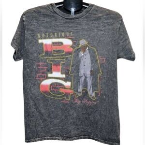Notorious B.I.G. Big Poppa Gray T Shirt Medium